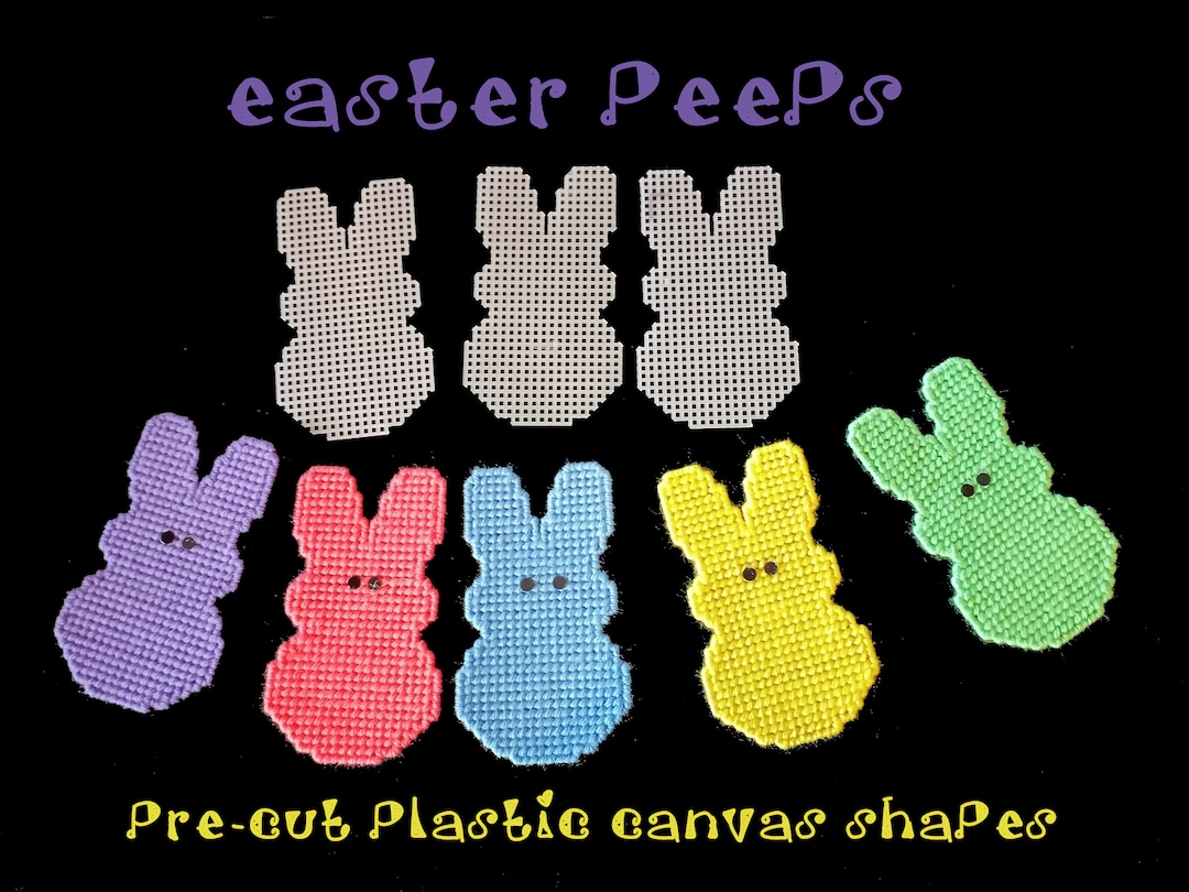 PEEPS Pre-cut Plastic Canvas Shapes EASTER Spring Magnets - Etsy