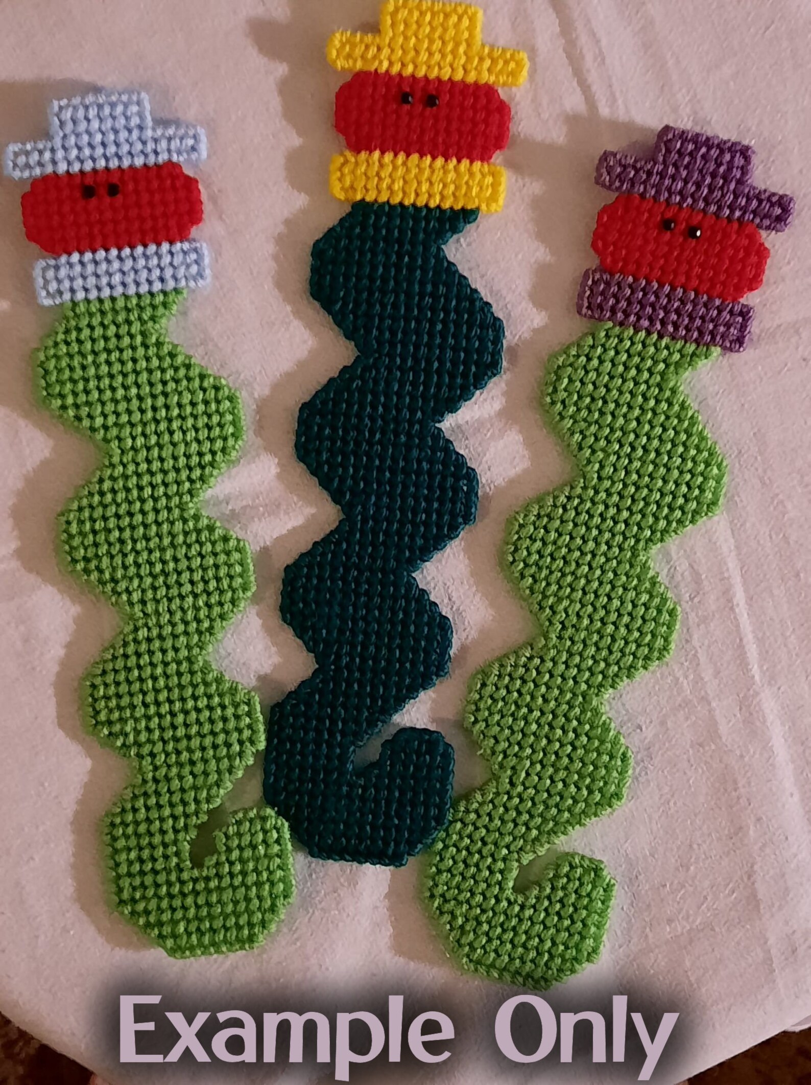 BOOKMARKS Precut Plastic CANVAS SHAPES Worm Tulip Cross Girl Etsy