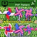 PATRIOTIC SPINNERS Plastic Canvas Pattern Pinwheel PDF Plant - Etsy