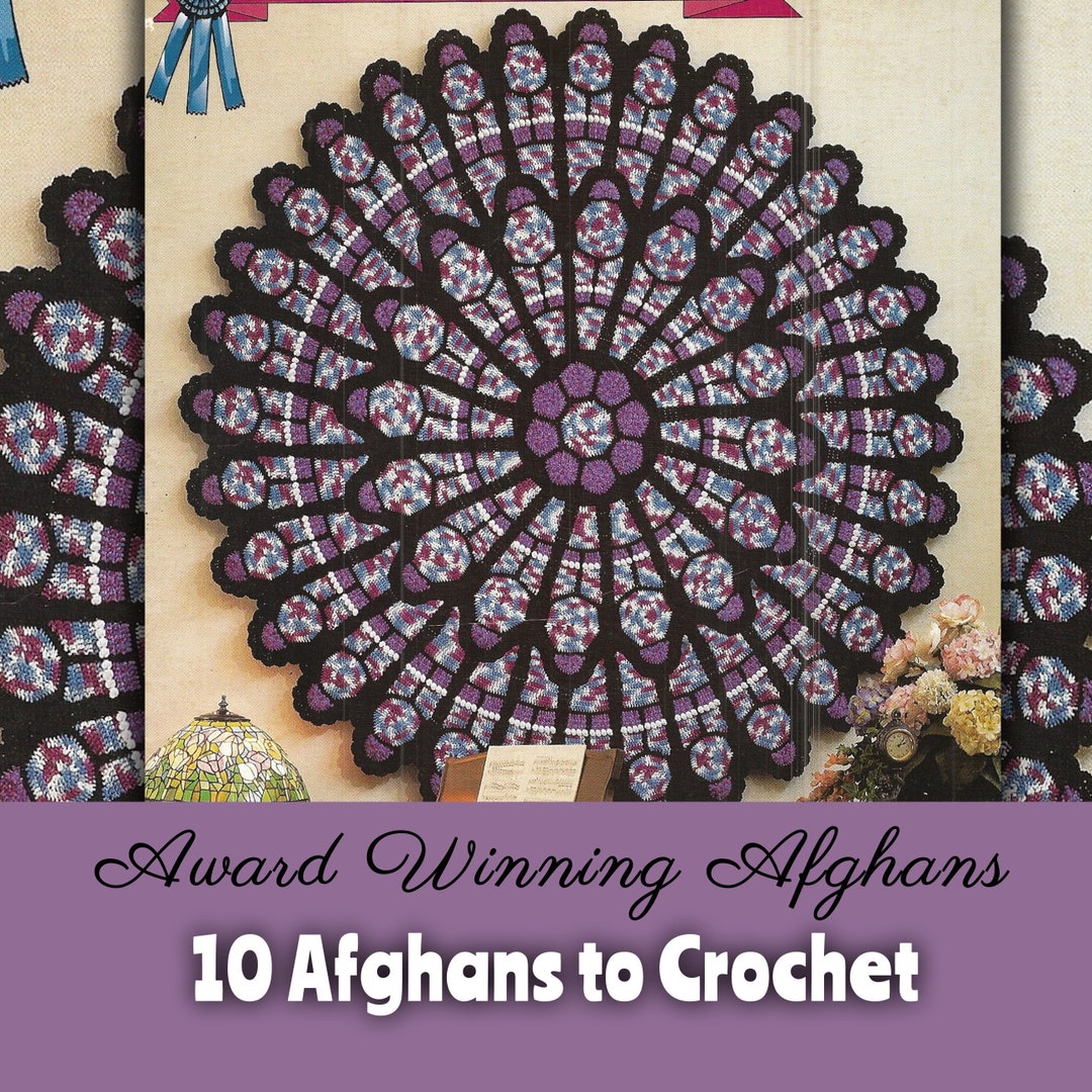 CROCHET Award Winning AFGHANS Digital PATTERN
