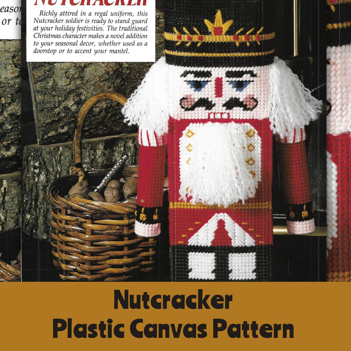 NUTCRACKER CHRISTMAS Plastic Canvas PDF Pattern Digital - Etsy
