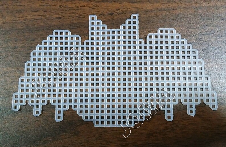 Plastic Canvas clear Cut Out BAT Halloween Needlepoint size Etsy