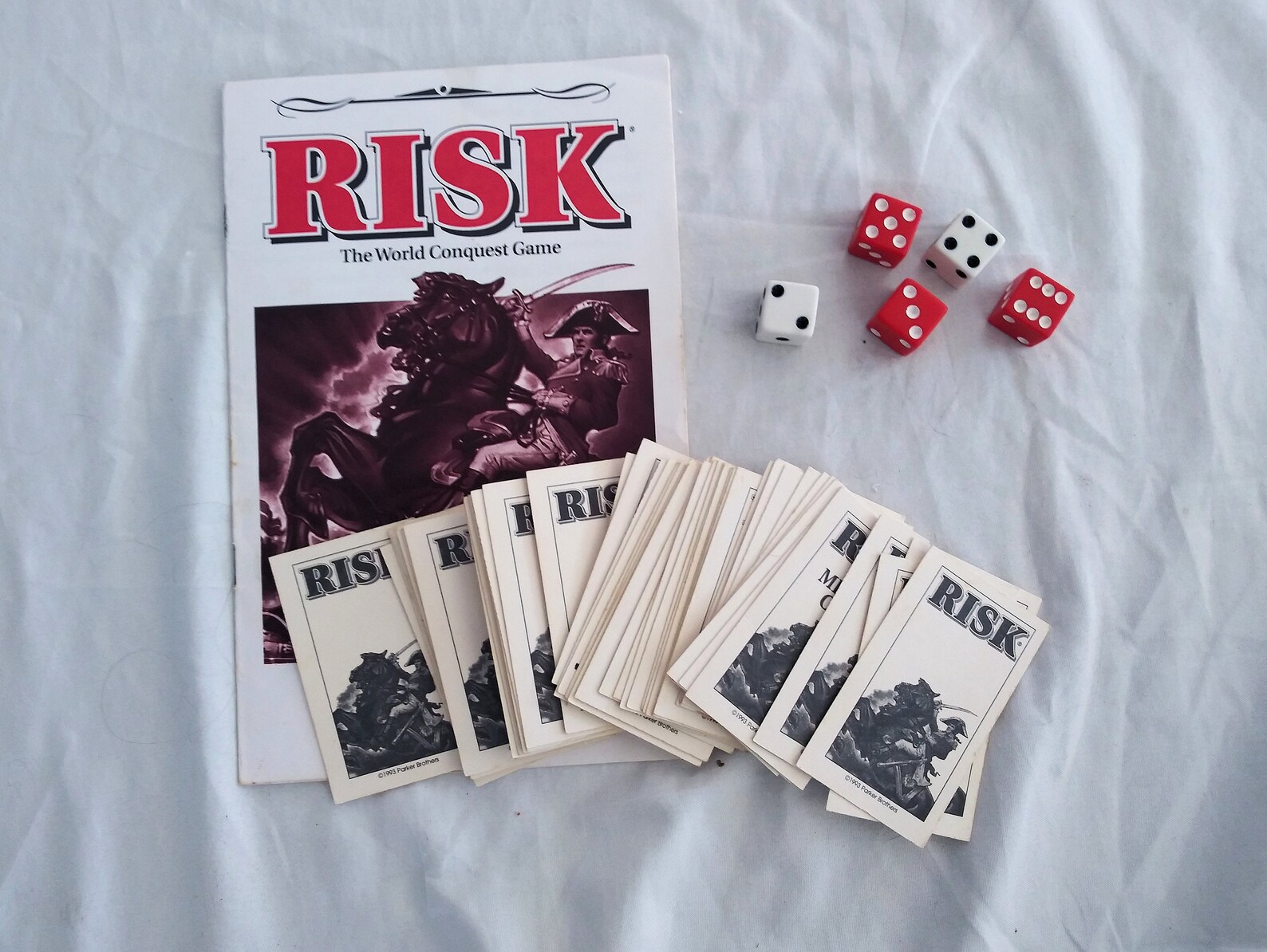 RISK Game 19931999 Replacement CARDS & DICE Instructions Etsy