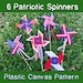 PATRIOTIC SPINNERS Plastic Canvas Pattern Pinwheel PDF Plant - Etsy