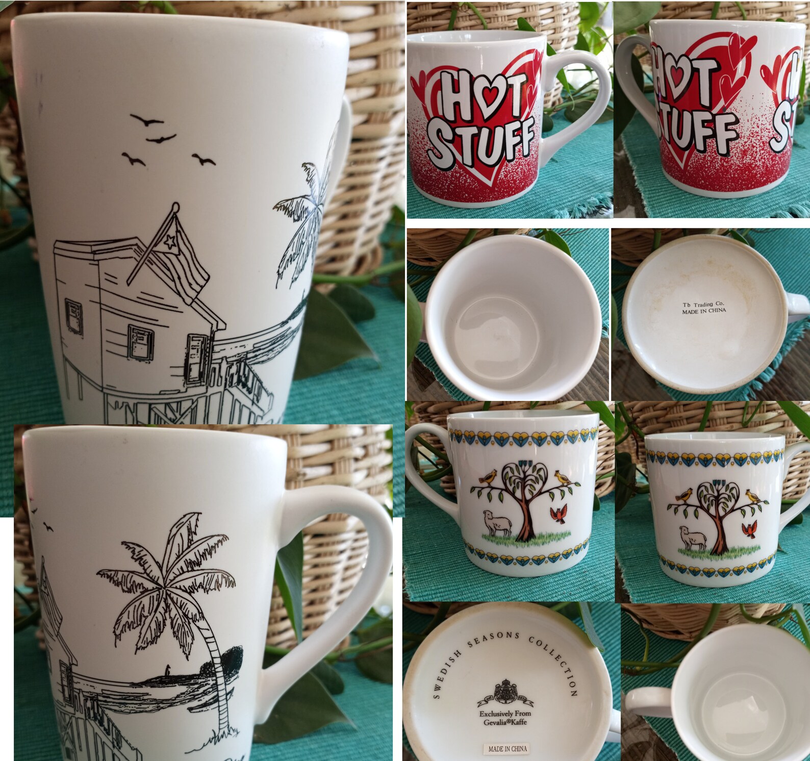 You Pick 5.00 COFFEE MUGS Variety Upcycle Big Small Swedish Etsy