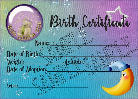 Name a Star Instant Certificate