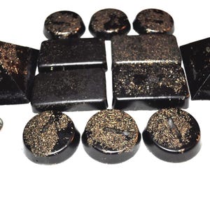 hand made Black quartz crystal Orgone Energy EMF Protection Set: Home & Office image 1