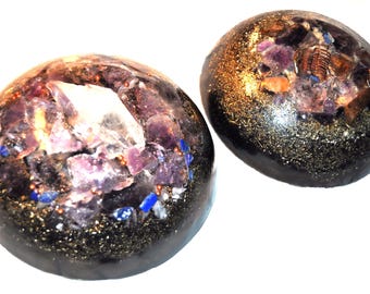 Quartz Crystal Orgone Bunker Buster, EMF Protection, Home Decor