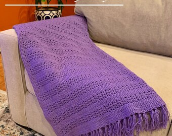 Crochet blanket, crochet throw, crochet Afghan, home decor throw blanket