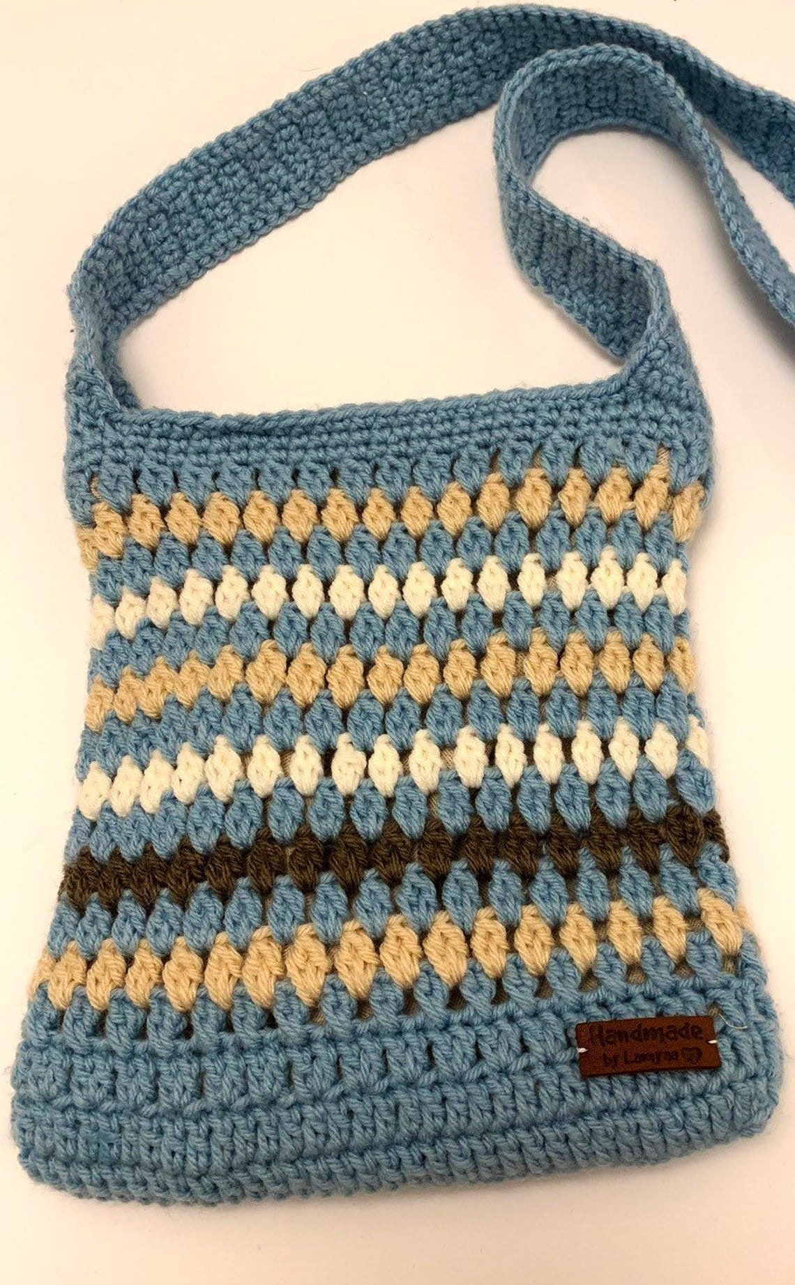 Crochet bag crossbody bag | Etsy