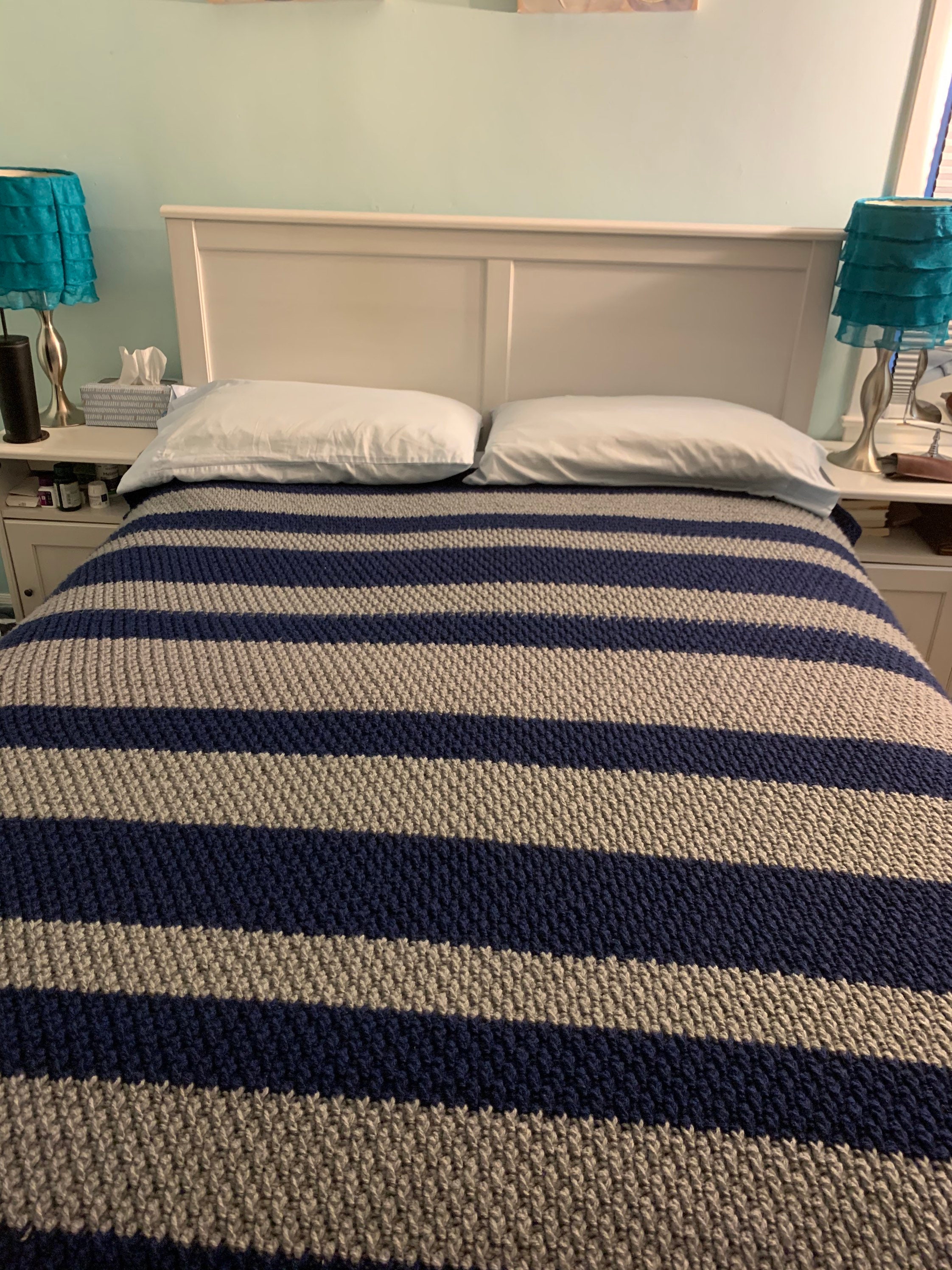 Crochet Blanket twin Size Full Size Crochet Afghan Etsy