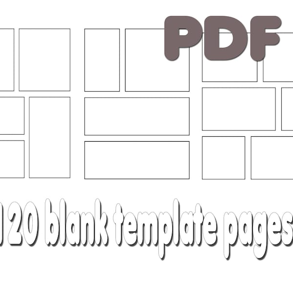 These 120 page Blank Comic Book Template Pages-manga Book So they can sketch their own graphic novel