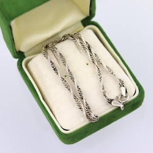 Silver chain bracelet