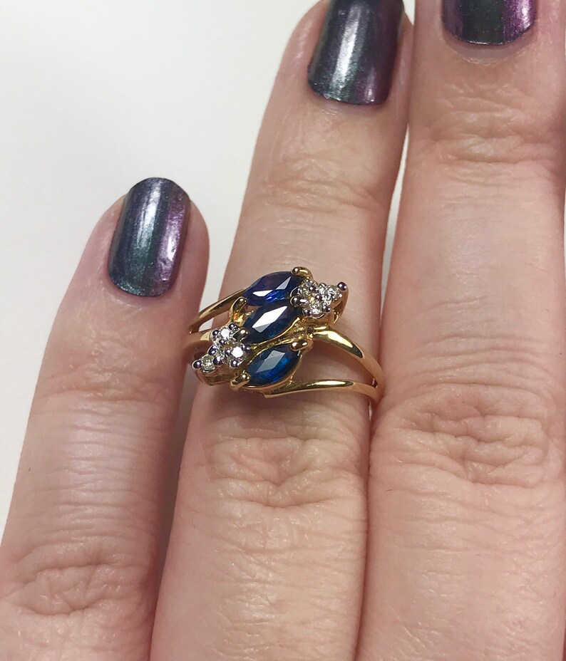 marquise blue sapphire