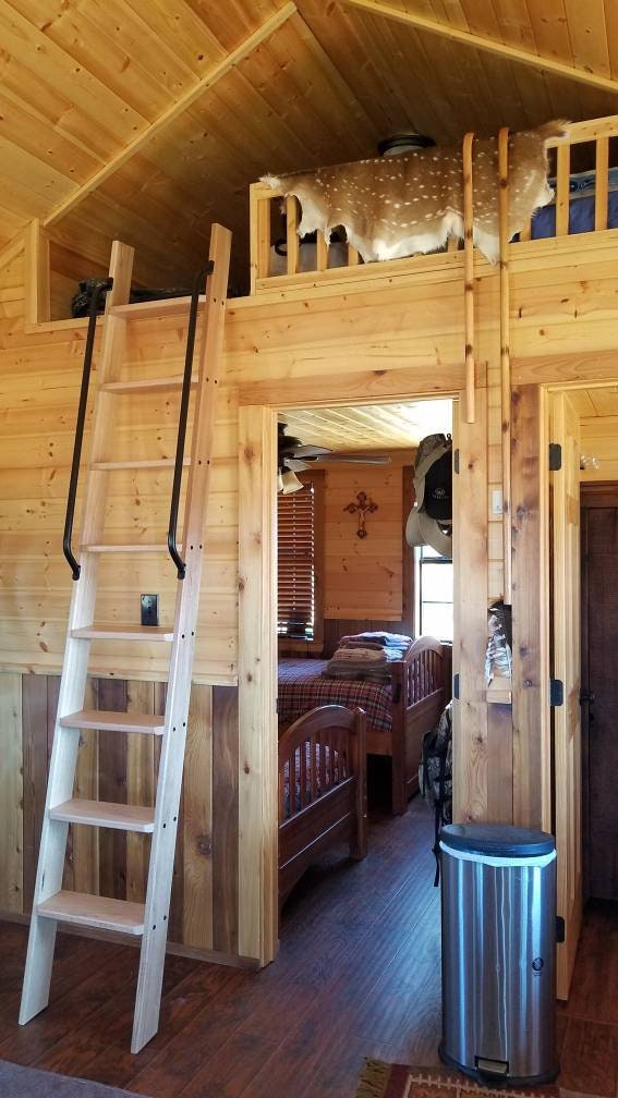 Hand Rails Loft Handrails for Library or Loft Ladder- Metal or Wood - Etsy