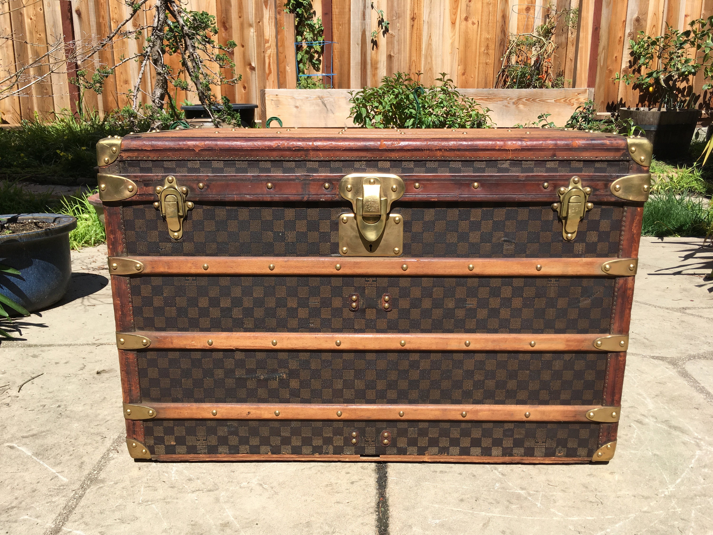 antique louis vuitton suitcase