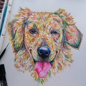 Carte Golden Retriever, biglietti d'auguri Golden Retriever, biglietti vuoti, biglietti per cani, biglietti Retriever, biglietti d'auguri, biglietti per animali, biglietti d'auguri