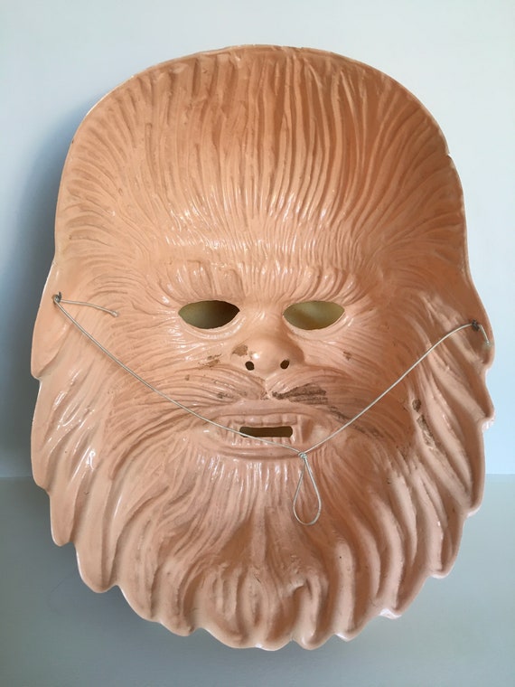 Vintage 1970s Chewbacca Halloween Mask - Ben Coop… - image 2