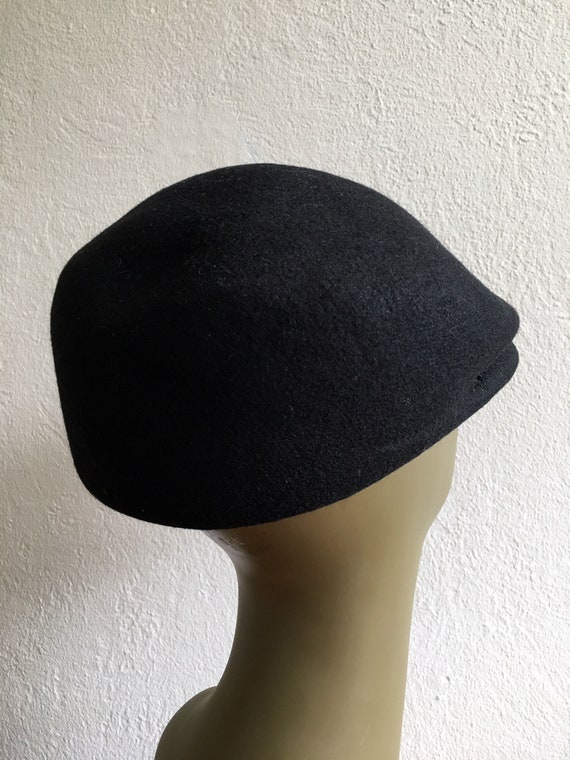 Vintage 1990s Italian Wool Flat Cap - Handmade - image 5