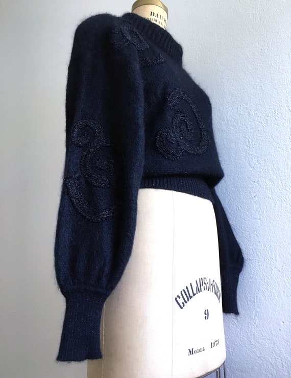 Vintage 1980s Italian Mohair Sweater, Ladies Size