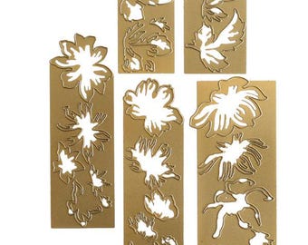 Anna Griffin Layered Flower Dies, 5 pcs, NEW, 800204 Carnation Mum Poppy