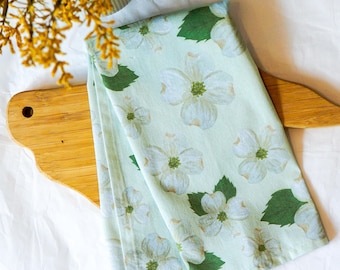 NC Dogwood Tea Towel