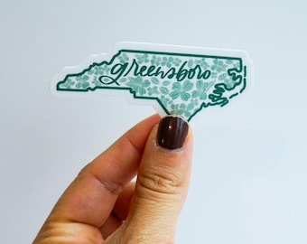 Greensboro NC Sticker : hometown series, NC stickers,