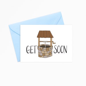 Printable Greeting Card - INSTANT DOWNLOAD - Get Well Soon