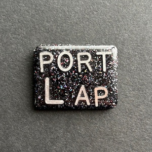 Marcador de rayos X AP portátil, portátil, izquierdo, rectangular, brillante, móvil