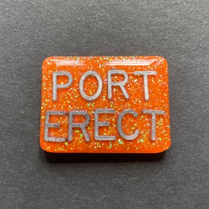 PORT ERECT Xray Marker, Portable, Upright, Rectangle, Glitter, Mobile
