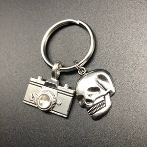 Bone Photographer Keychain, Skull Keychain, Rad Tech Week Gift, Radiology, Xray Tech Gift
