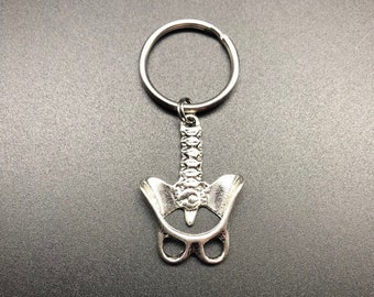 Spine and Pelvis Keychain, Chiropractor, Graduation Gift