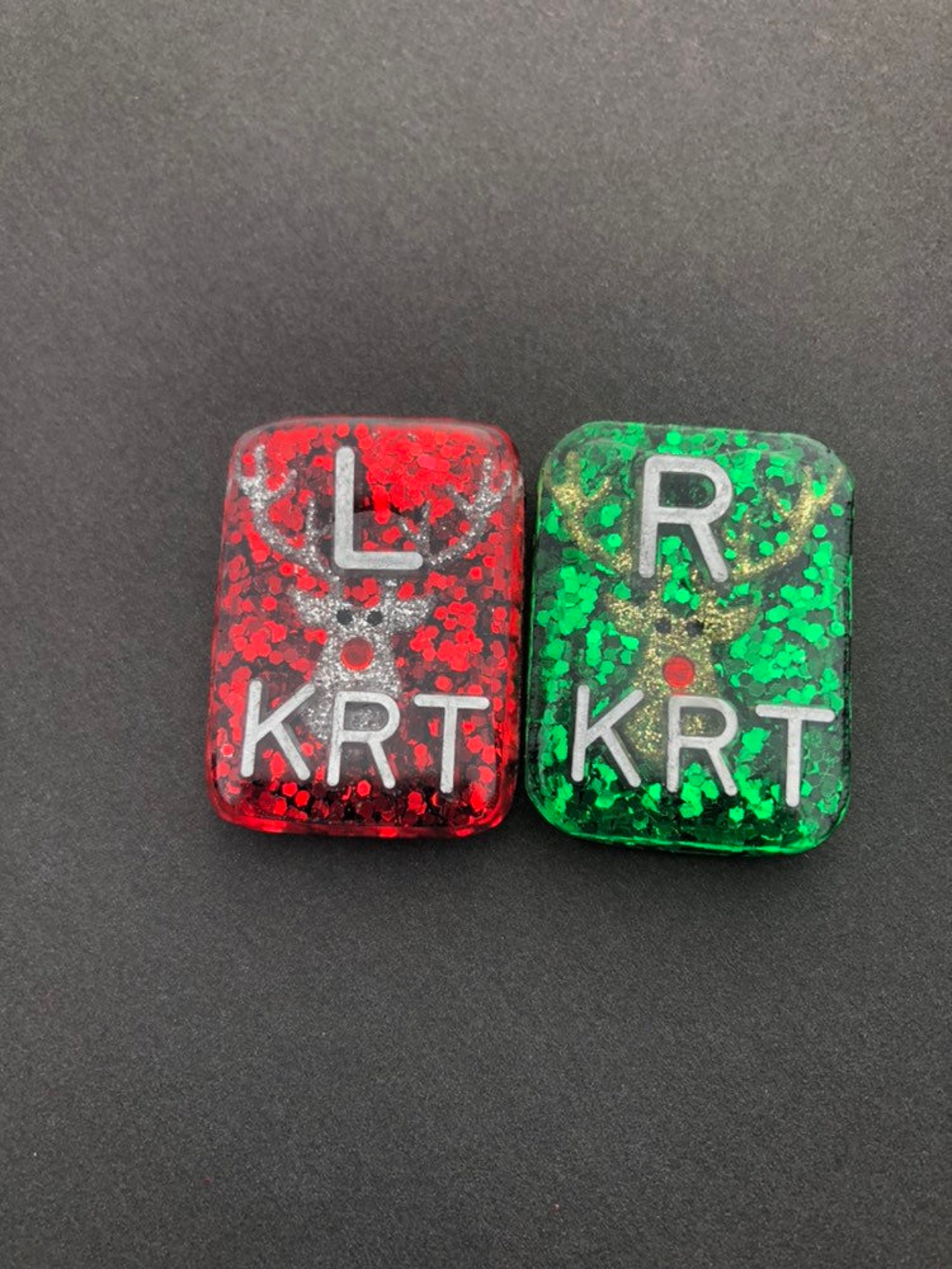 Reindeer Xray Markers With 2 or 3 Initials Christmas Xray | Etsy