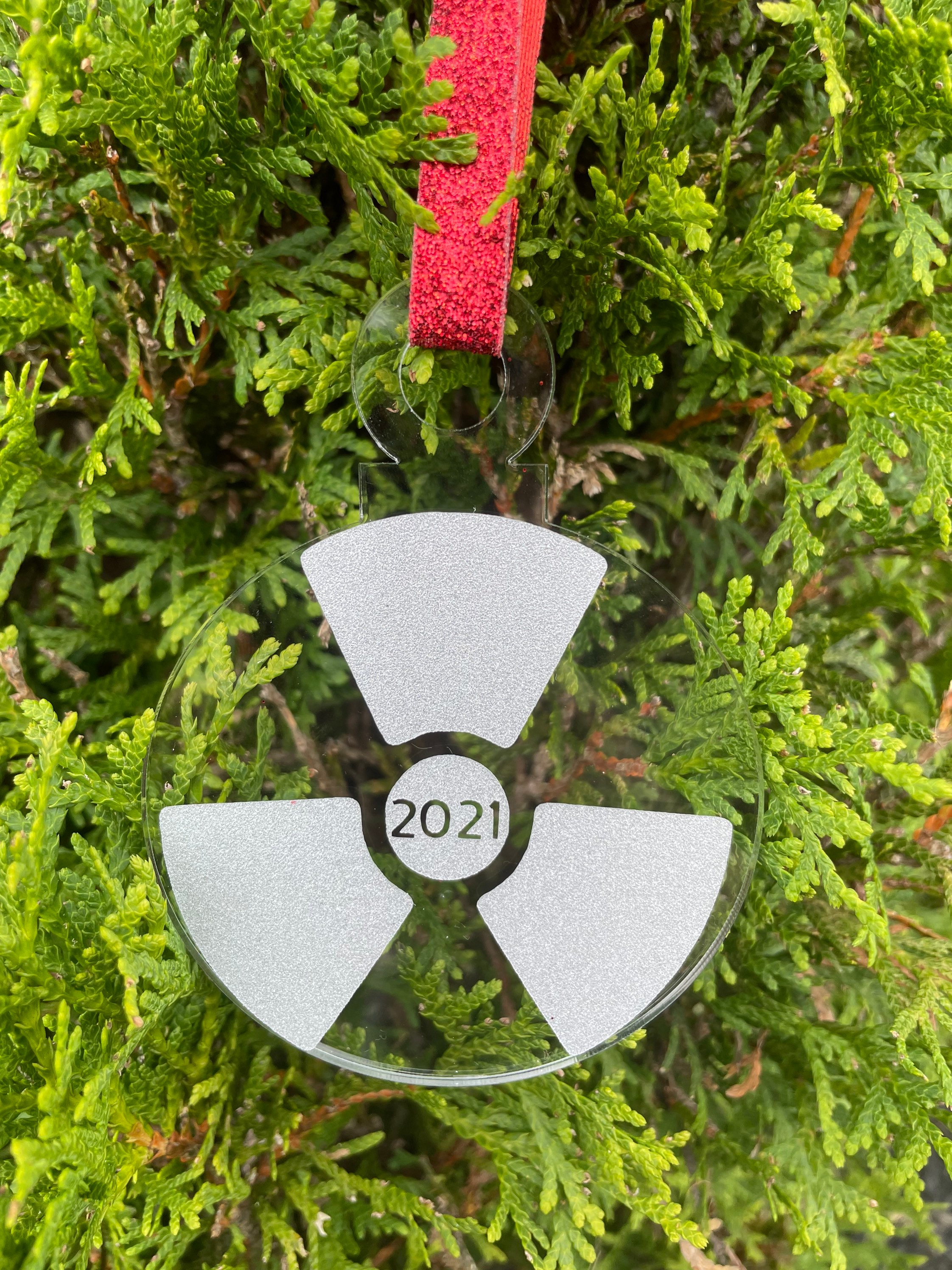 Radiology Christmas Ornament Radiation Symbol Ornament Etsy