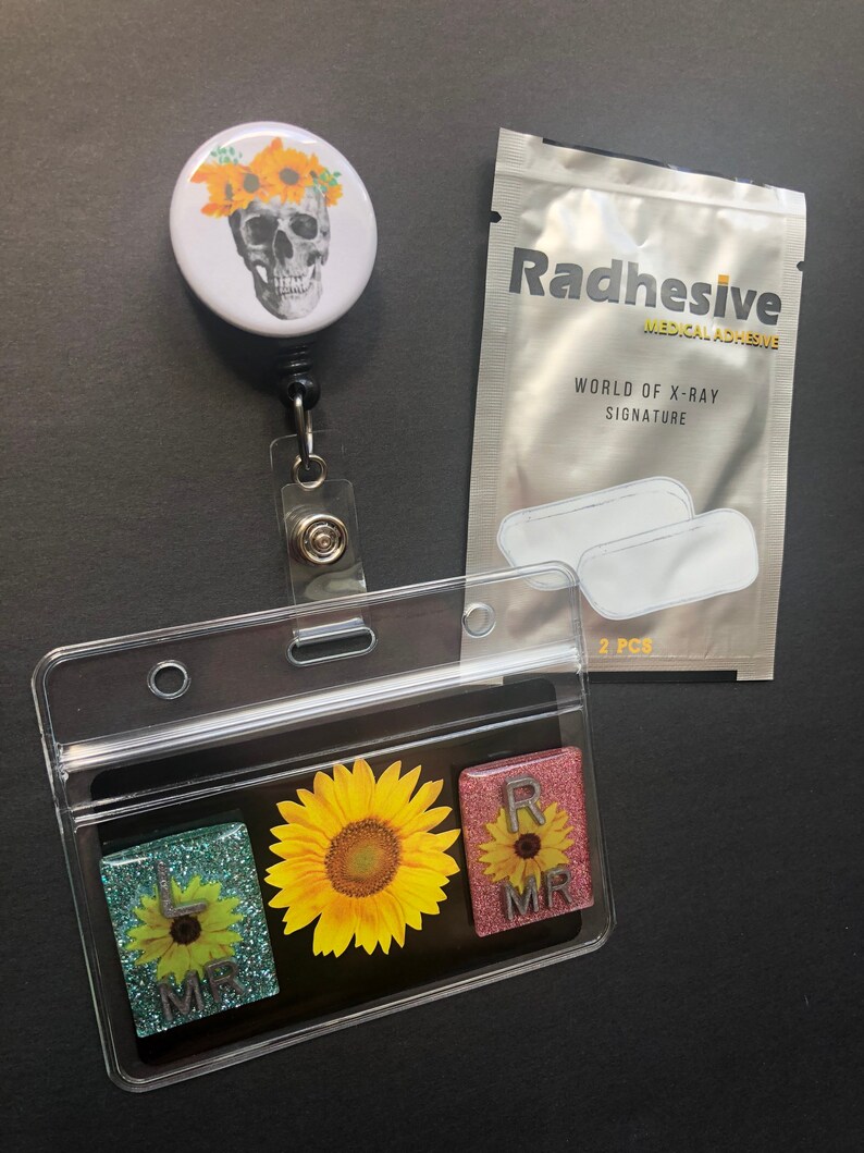 Sunflower Xray Bundle Xray Markers Badge Reel Marker Etsy