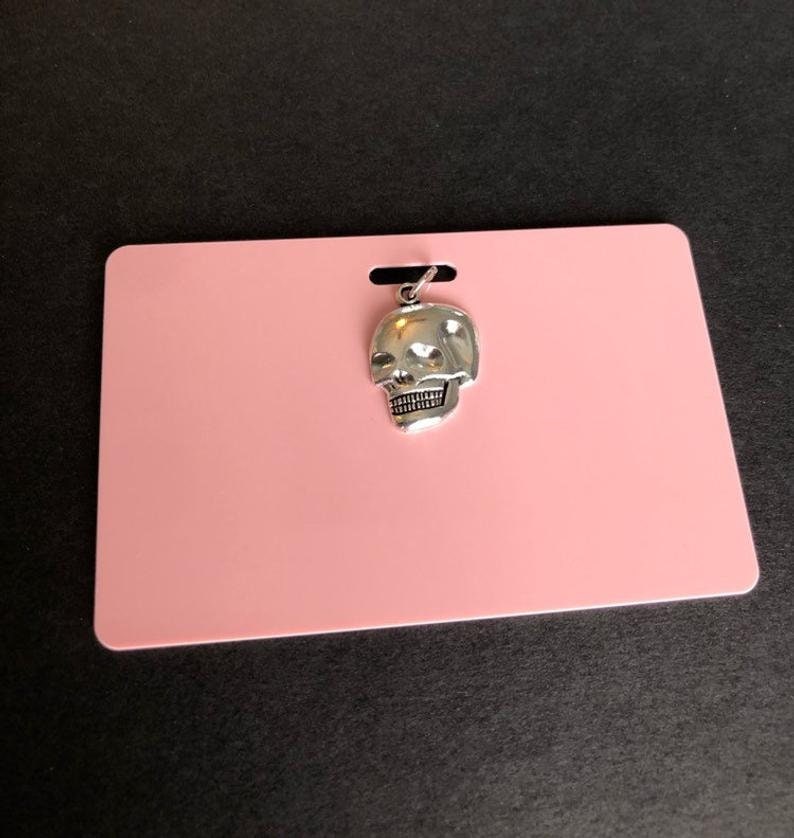 Xray Marker Holder With Oblique Skull Charm Etsy