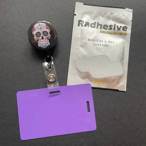 Xray Tech Gift Bundle, Sugar Skull Badge Reel, Radhesive, Marker Holder, Radiology, Graduation, Student