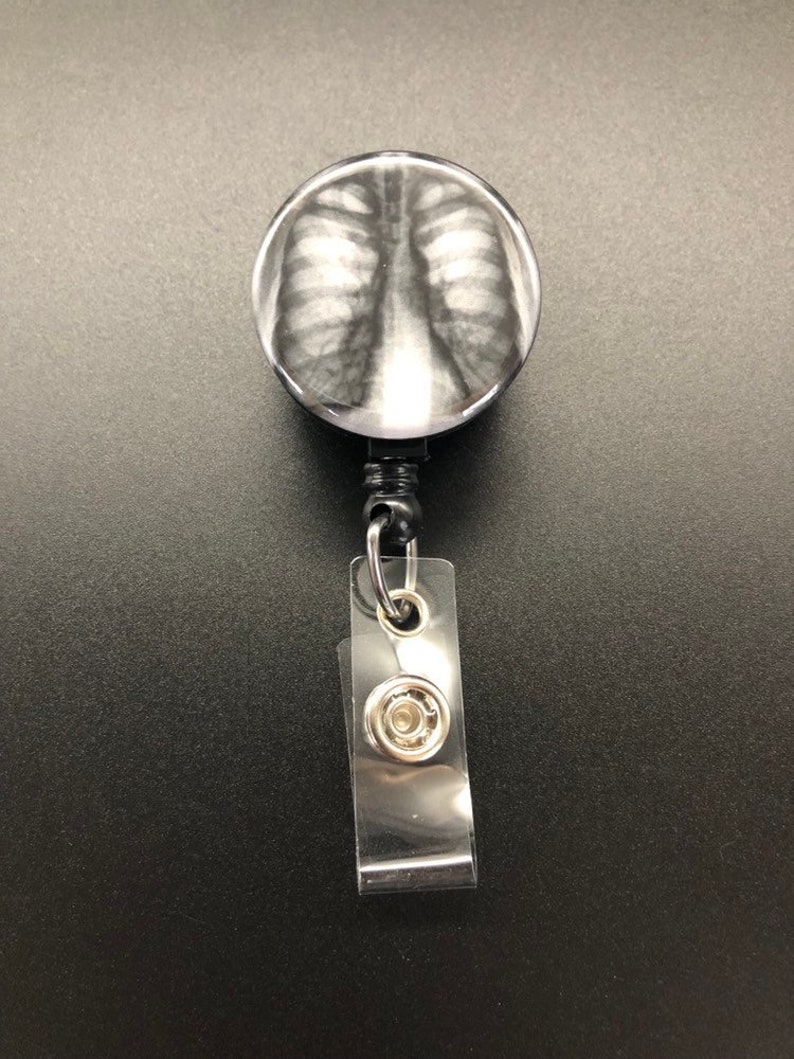 Xray ID Retractable Badge Holders Bones Anatomy Radiology Etsy