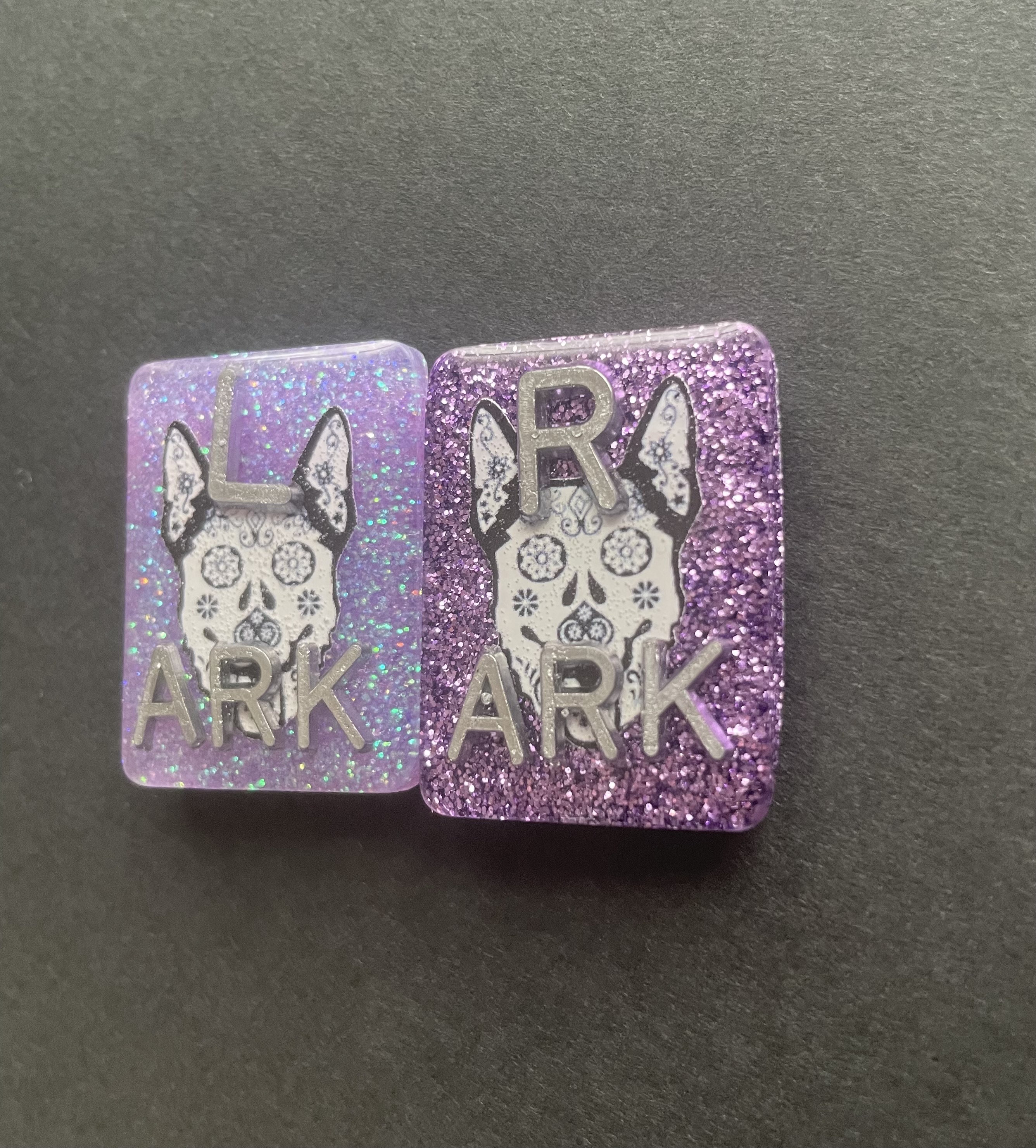German Shepherd Sugar Skull Xray Markers, With 2 or 3 Initials ...