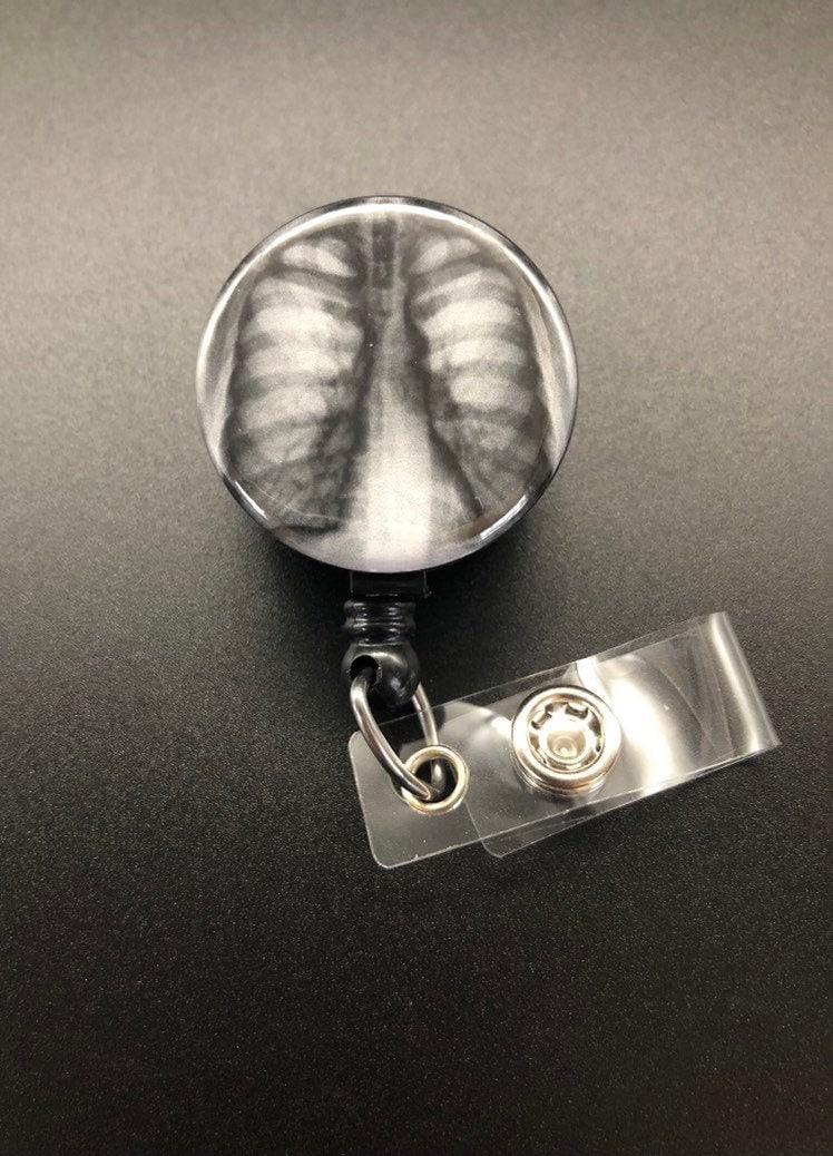 Xray ID Retractable Badge Holders, Bones, Anatomy, Radiology, Chest X…