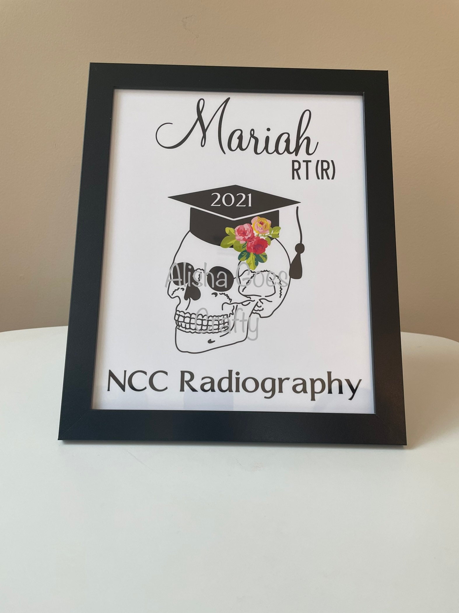 Radiography Graduation Gift Personalized Picture Frame Etsy