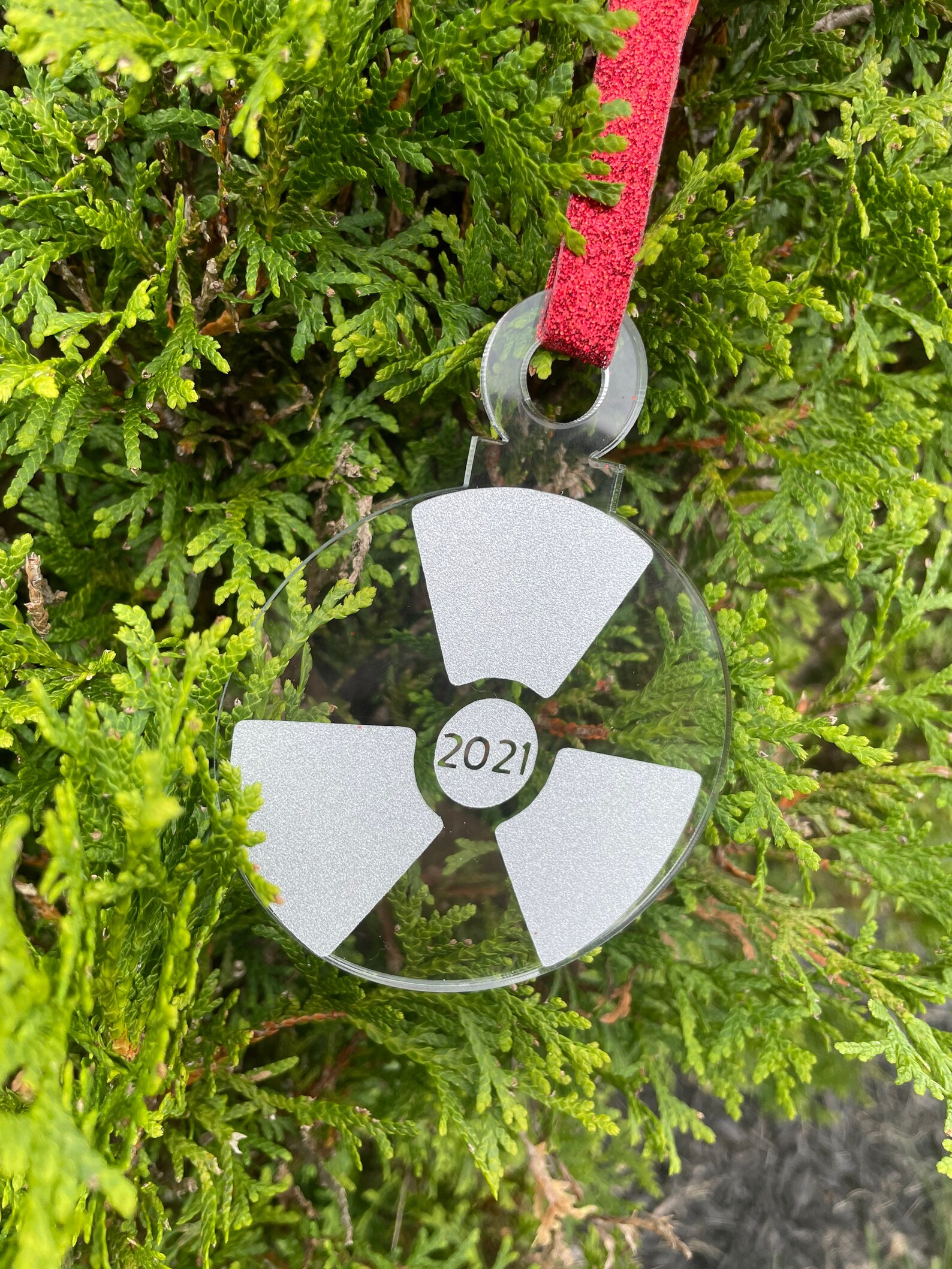 2022 Radiology Christmas Ornament Radiation Symbol Ornament Etsy
