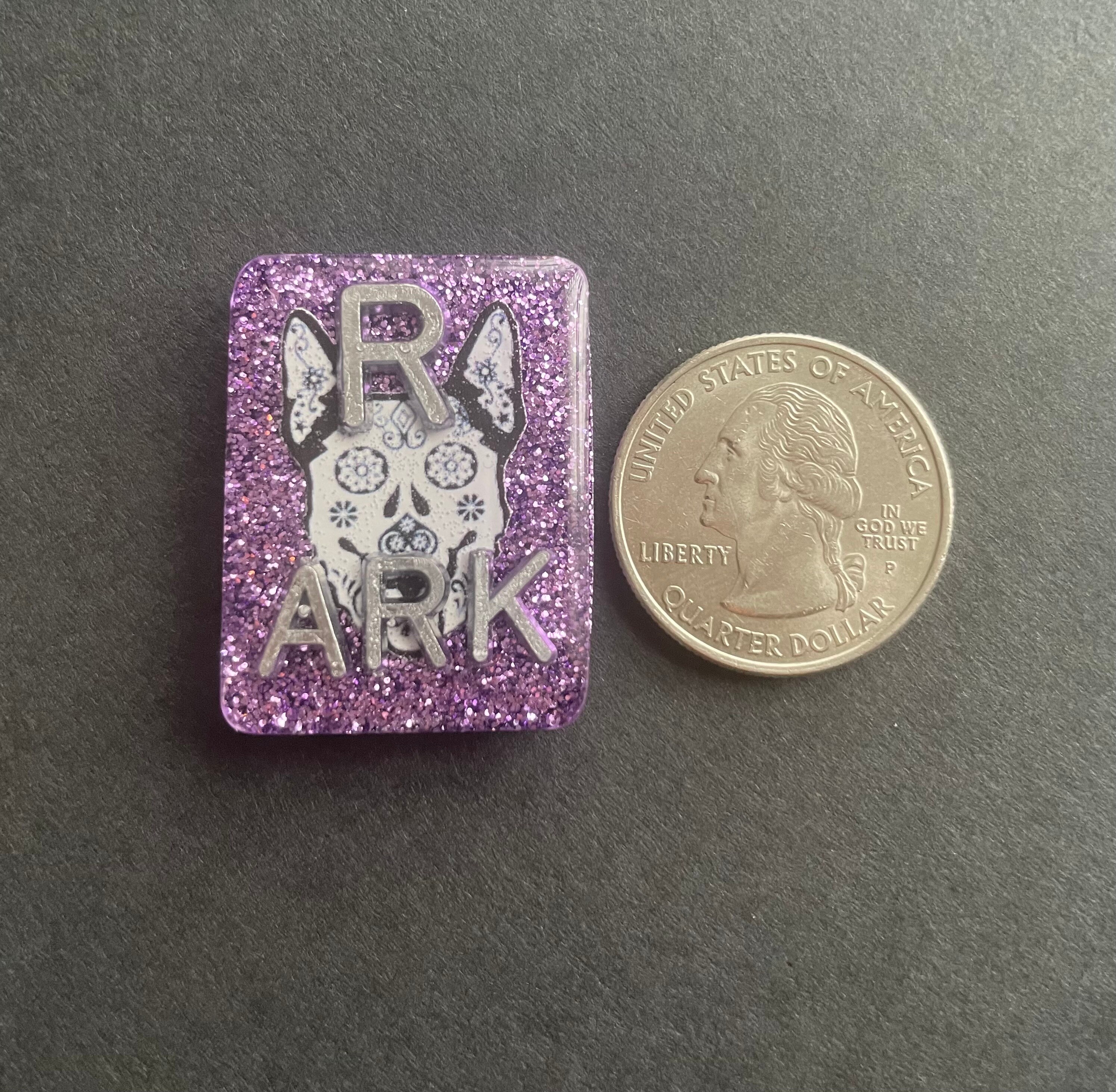 German Shepherd Sugar Skull Xray Markers, With 2 or 3 Initials ...