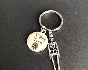 Xylolfsty Lot De 4 Porte-badges Xray Rétractables Avec Pince Crocodile Pour Halloween, Motif Tête De Mort En Acrylique, Effet Miroir Rose, Pour Infirmière, Médecin, étudiant, Radiologie, Cadeau