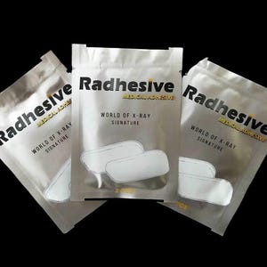 Xray Marker Adhesive, Radhesive, 2 Strips, Reusable, Washable, X-Ray Marker Adhesive Strips, World of X-Ray