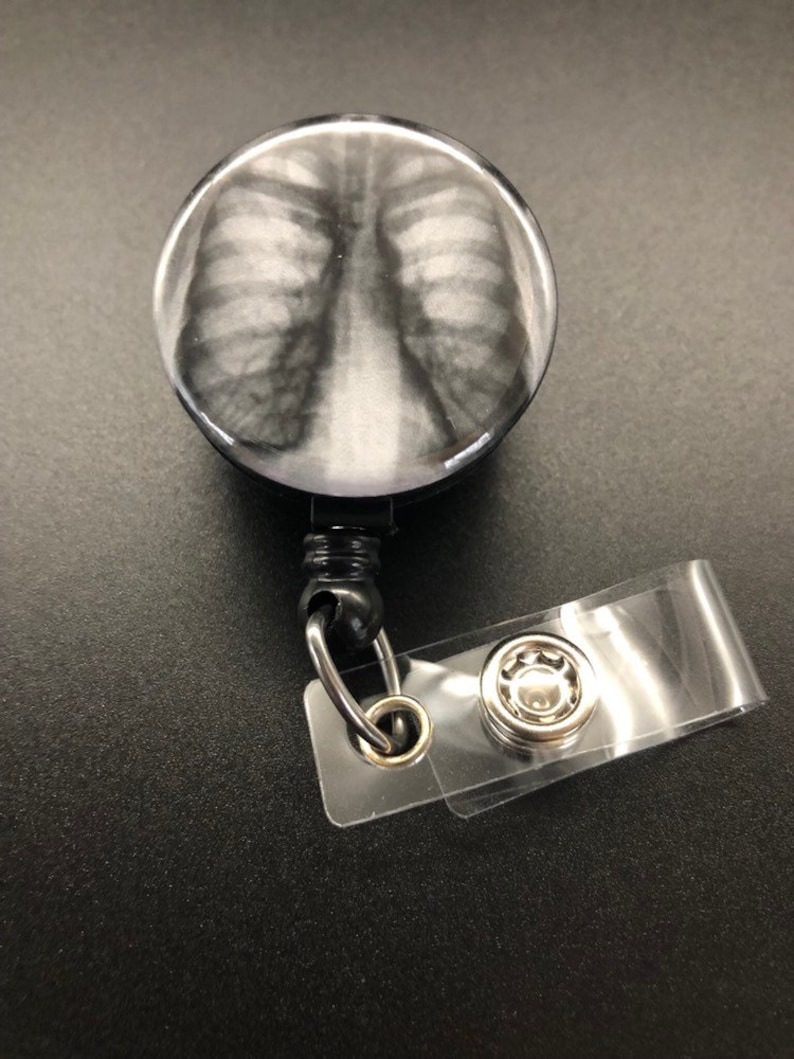Xray ID Retractable Badge Holders Bones Anatomy Radiology Etsy