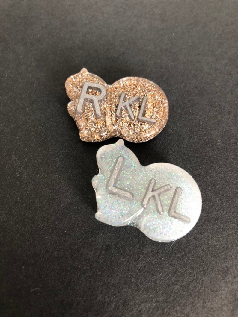 Cute Squirrel Xray Markers, With 2 Initials - Etsy