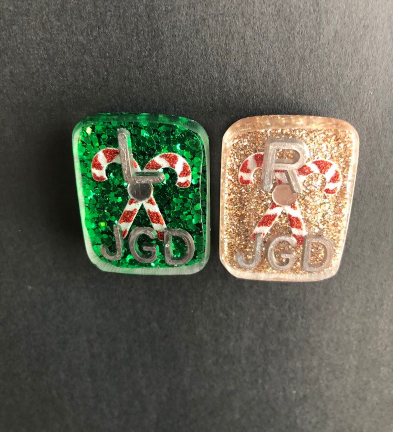 Candy Cane Xray Markers With 2 or 3 Initials Christmas Xray | Etsy