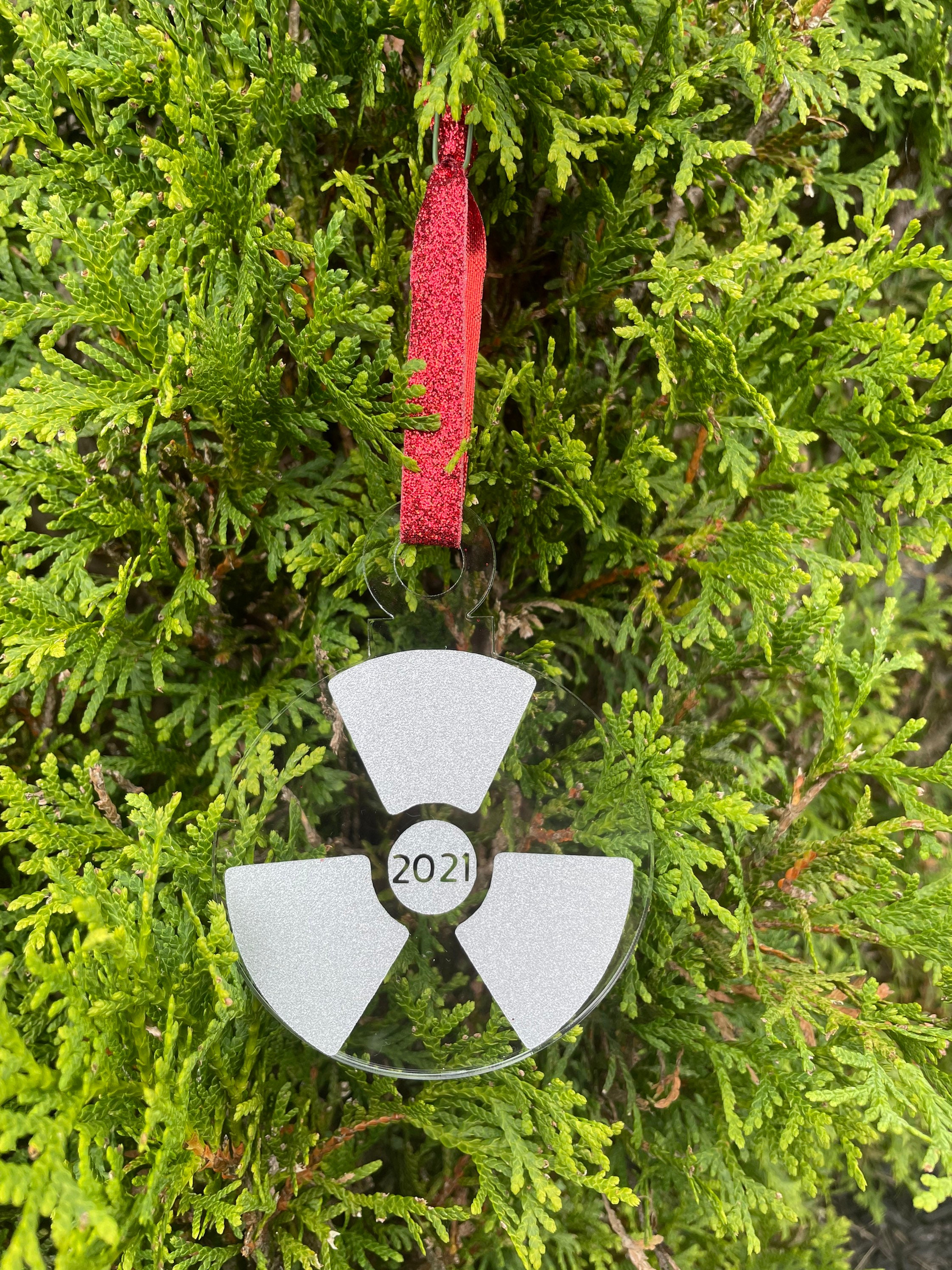 Radiology Christmas Ornament Radiation Symbol Ornament Etsy