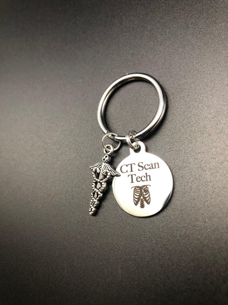 CT Scan Tech Keychain Radiology Graduation Skeleton | Etsy